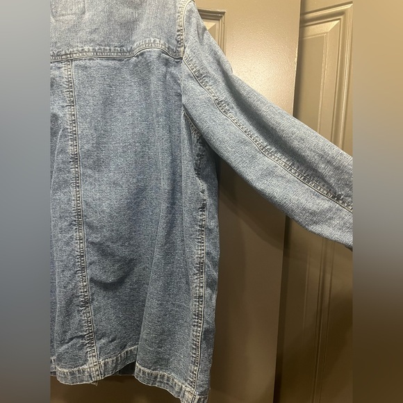 Lauren Jeans Company Button Front Denim Jacket Size 2X - Picture 6 of 9